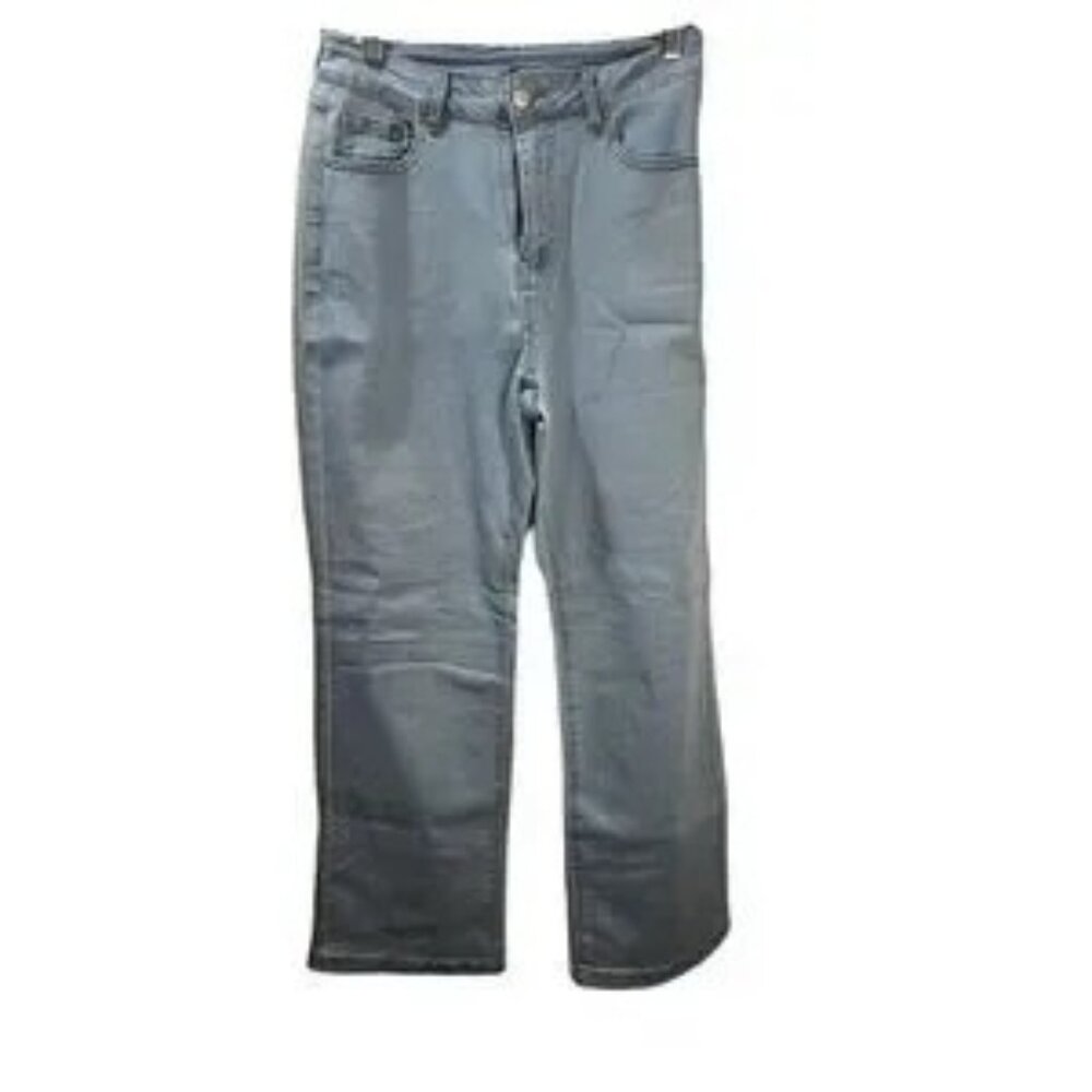 Women Mid-Raise Clean Look‎ Flared Fit Jeans Size 8